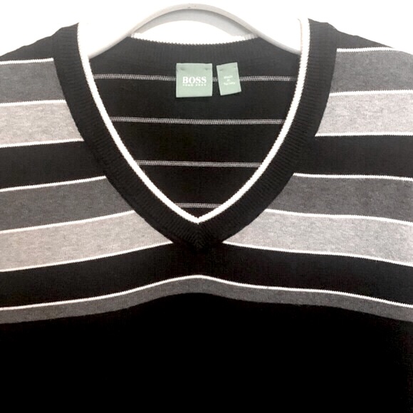 BOSS GREEN LABEL V-necked sweater - Picture 3 of 16